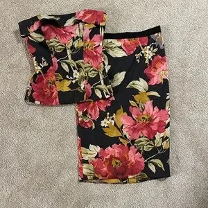 green dress with leaves Elizabeth Dress in Leaf Brocade 6